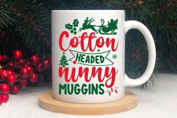 Cotton Headed Ninny Muggins: A Festive Graphics Asset for Crafts