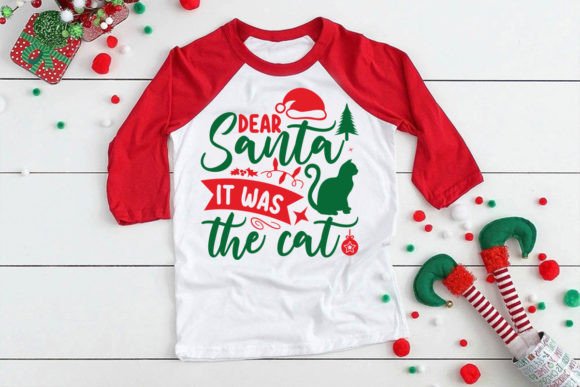 Dear Santa It Was the Cat: A Festive Graphics Asset for Crafters