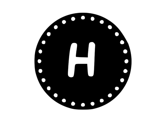 Enhancing Graphics and Crafts with Mono Minted Gold Coin Letter SVG H