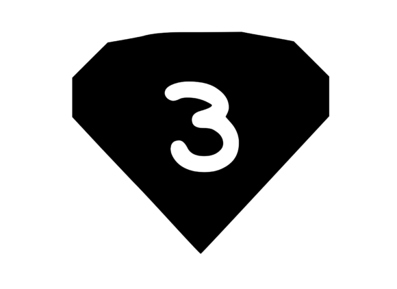 Expensive Gem Stone Diamond Mono 3: A Premium Craft Graphics Asset