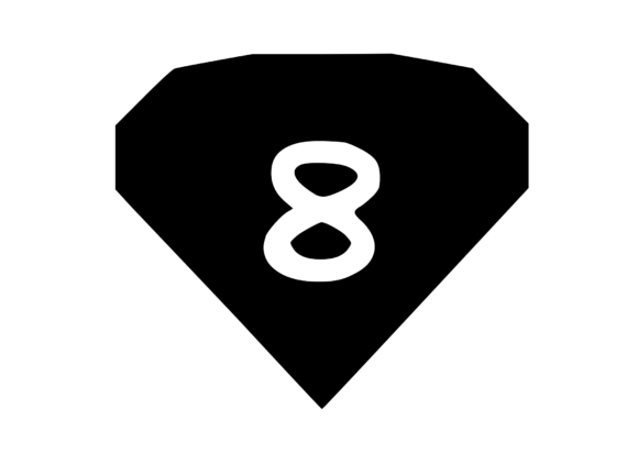 Expensive Gem Stone Diamond Mono 8: A Craft and Graphics Gem
