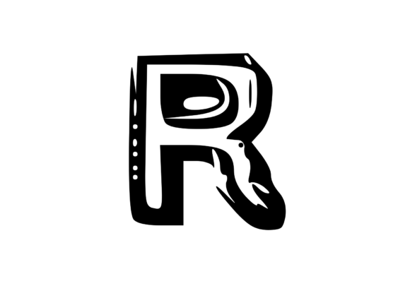 Fun Whacky Playful Mono Letter R V.2: A Designer's Review