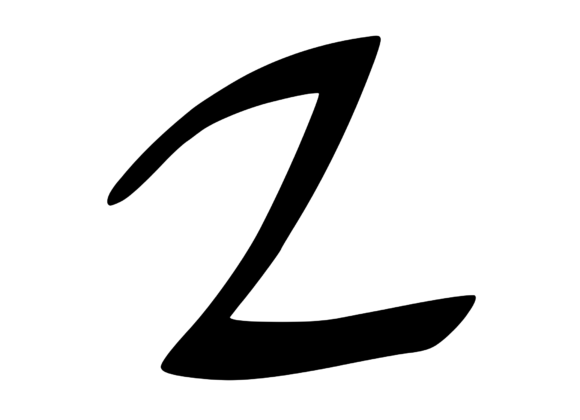 Graffiti Street Tag Mono Letter Z for Creative Graphics and Crafts