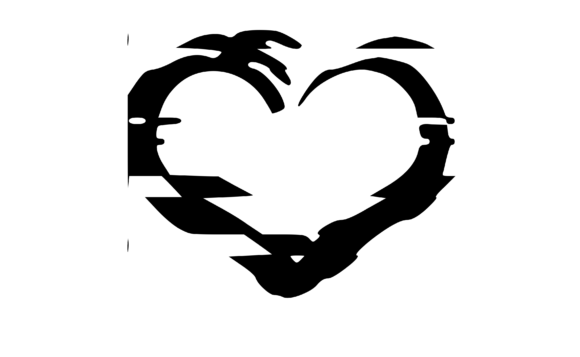 Graphic Heart 7: A Stylish Addition for Crafts and Graphics