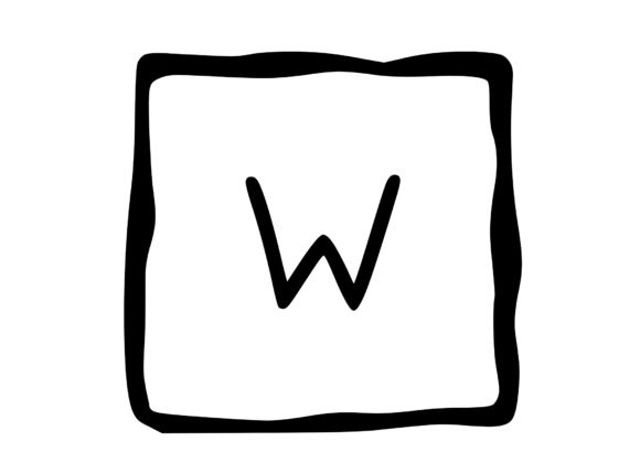 Hand Drawn Outlined Frame: A Versatile Graphics and Crafts Asset