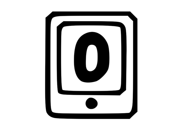 Mobile Tablet Device Mono Number 0: A Versatile Design