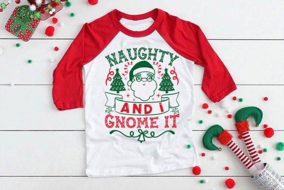 Naughty and I Gnomies It: A Festive Graphics and Crafts Asset