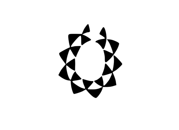 Playful Geometric Pattern for Creative Crafts and Graphics