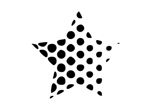 Spotty Star 5: A Versatile Graphics Asset for Crafters