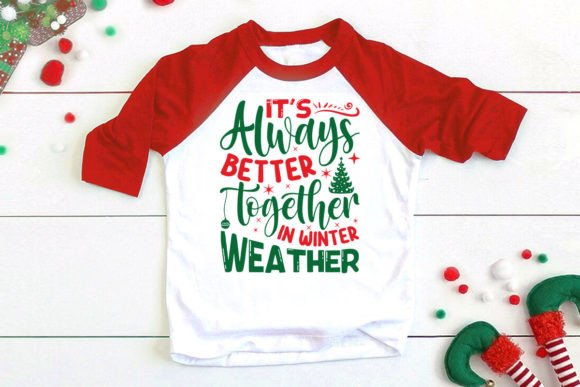 Winter Crafting Joy: Its Always Fetter Together in Winter Wea Graphics